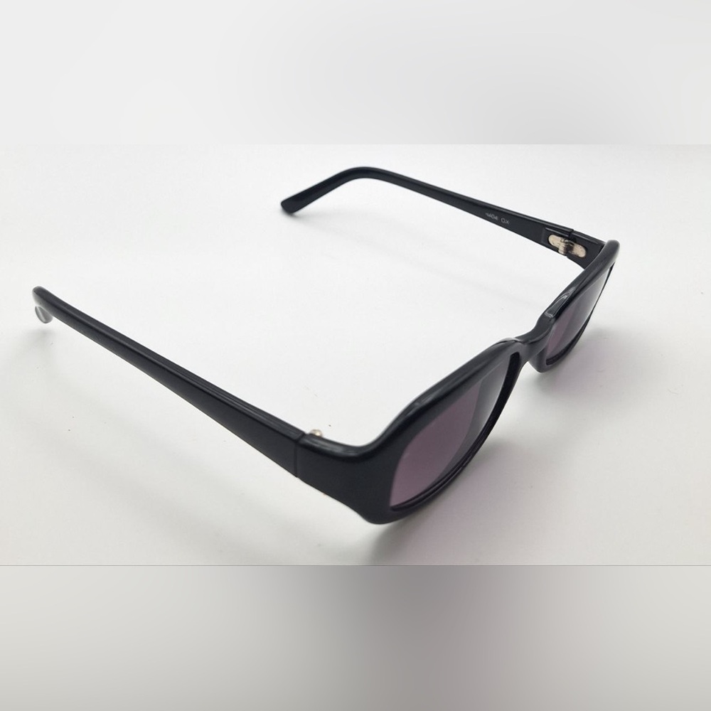 Vintage Halston H404 Black Oval Sunglasses Frames Only